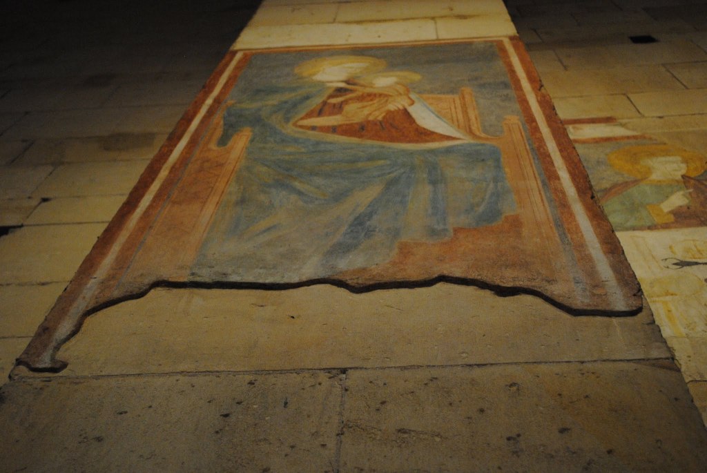 Frescos in the San Zeno Basilic in Verona, Italy