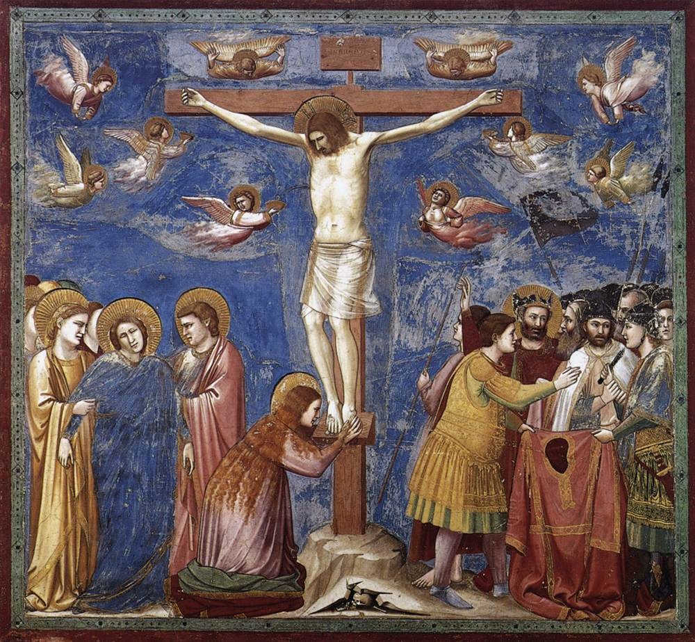 La vida de Jesús. Los afrescos de Giotto en la Capella degli Scrovegni. Padova. Italia.