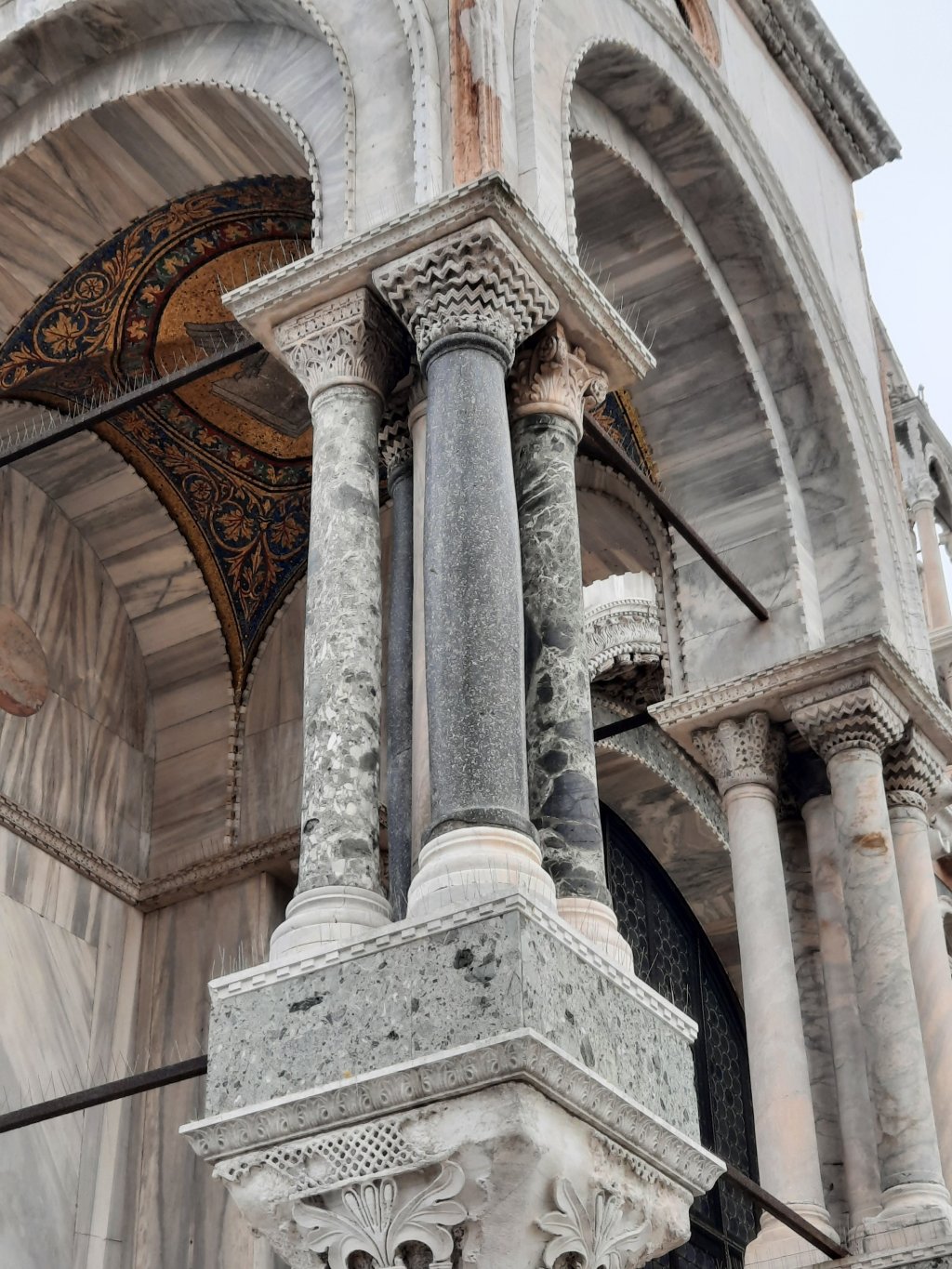 Columnas de la Basilica de San Marco. Venecia.